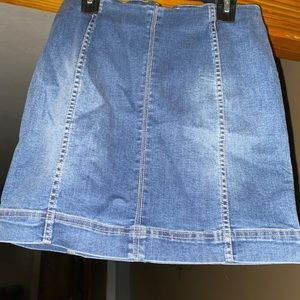 Women’s denim mini skirt